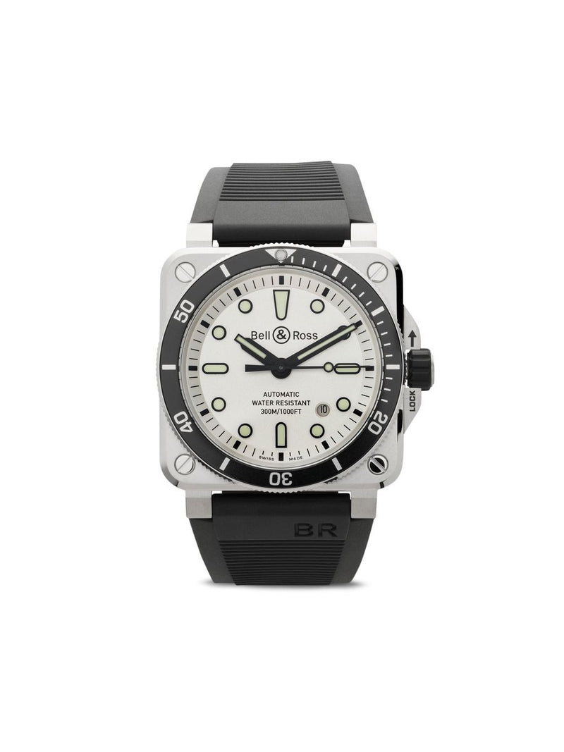 Bell And Ross Mens  BR0392DWHSTSRB