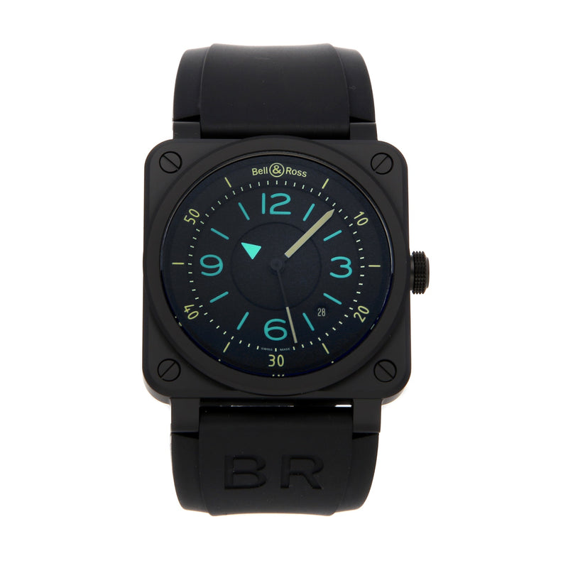 Bell And Ross Mens Rubber BR0392IDCCESRB