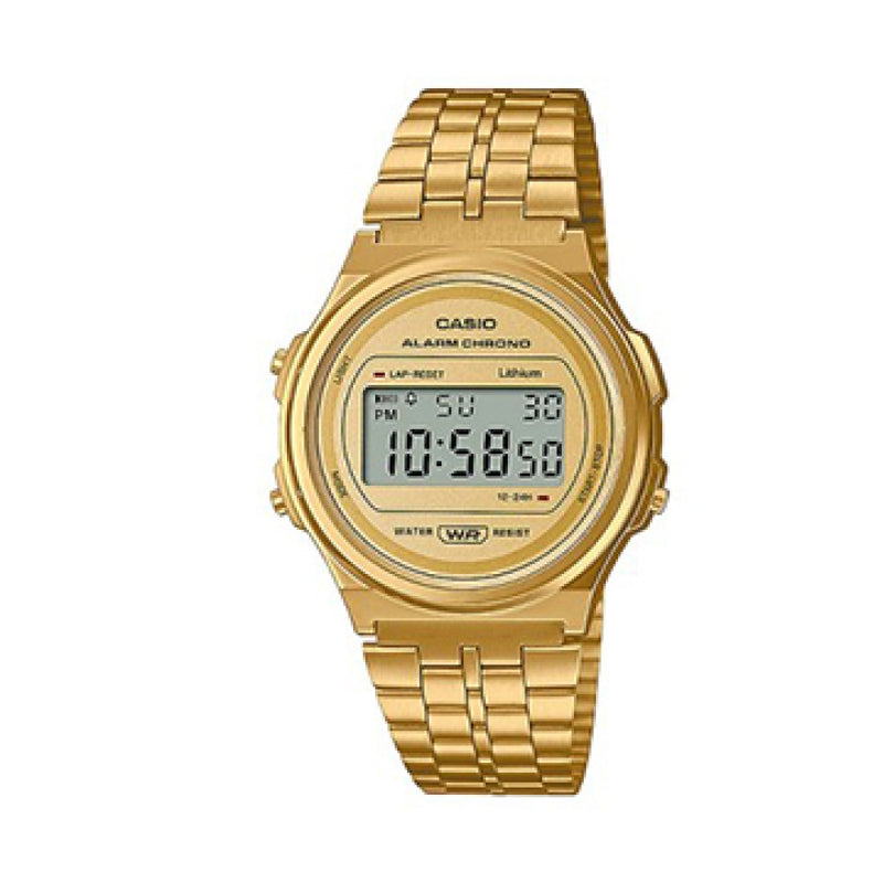 Casio Mens Gold Plated A171WEG9ADF