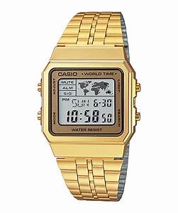 Casio Mens Gold Plated A500wga9df Watch